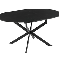 פינת אוכל עגולה נפתחת 120/160 כולל 4 כסאות מבד בוקלה רחיץ דוחה כתמים דגם קלאסיק