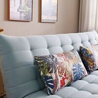 ספה מעוצבת נפתחת למיטה ברוחב וחצי דגם אריס ARIS תכלת