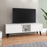 מזנון רוחב 158 דלתות ותא אחסון דגם ליברה LIBRA לבן