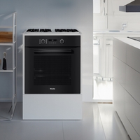 ארון שירות לתנור בילט אין וכיריים דגם בזלת לבן