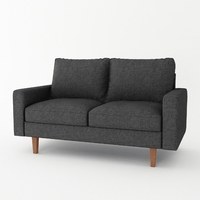 ספה דו-מושבית מעוצבת דגם לרה LARA אפור כהה