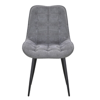 סט 4 כסאות לפינת אוכל מרופדים דגם ג’ספר JASPER אפור