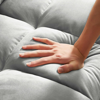 ספה נפתחת זוגית סיינה Sienna אפור בהיר