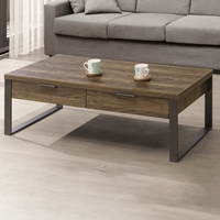 שולחן קפה מעוצב עם מגירות דגם לולה אגוז