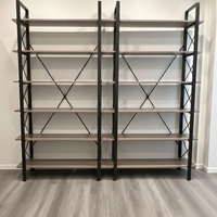 ספריית מדפים מעוצבת 90×200 דגם מאיה Maya | מבית WOODY