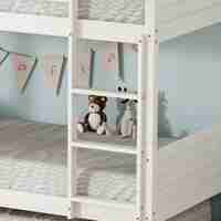 מיטת קומתיים מעץ מלא ואיכותי כולל מיטת חבר מגירות אחסון ו 3 מזרנים דגם אוליבר