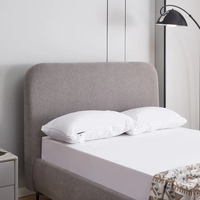 מיטה יחיד למזרן 90×190 מרופדת בד רחיץ 3D עם רגלי ברזל דגם קורין אפור