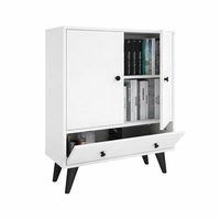 ארונית שידת אחסון ברוחב 75 דגם פורטו PORTO לבן