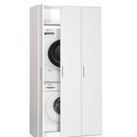 ארון שירות 3 דלתות למכונת כביסה ולמייבש דגם אופיר 413 מבית יראון YIRON - תוצרת ישראל