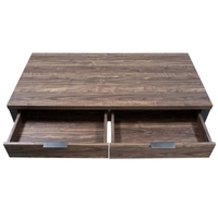 שולחן קפה מעוצב עם מגירות דגם לולה אגוז