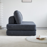 ספה דו-מושבית נפתחת למיטה זוגית דגם קסנדרה CASSANDRA אפור כהה