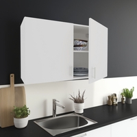 ארון שירות עליון למטבח ברוחב 1 מטר דגם סיני