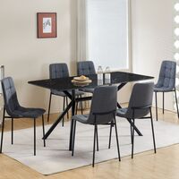 כסא מרופד דגם רון RON אפור בהיר