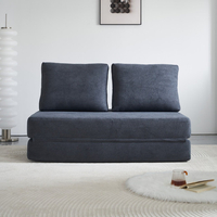 ספה דו-מושבית נפתחת למיטה זוגית דגם קסנדרה CASSANDRA אפור כהה