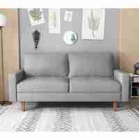 ספה תלת מושבית מעוצבת דגם לרה LARA אפור בהיר