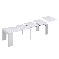 קונסולה נפתחת לפינת אוכל 3 מטר דגם הרמס Hermes לבן | מבית WOODY