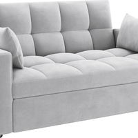 ספה נפתחת זוגית סיינה Sienna אפור בהיר