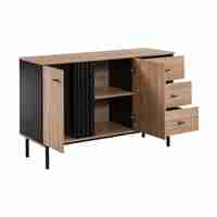 קומודה אחסון ברוחב 160 עם דלתות ומגירות דגם טורן TORREN