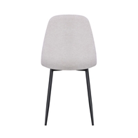 סט 4 כסאות אוכל מרופדים בד דגם אייאנה IENA בז'