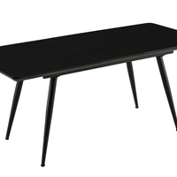 פינת אוכל מלבנית נפתחת 140/180 כולל 4 כסאות מבד קטיפה רחיץ דוחה כתמים דגם מאברוס