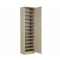 ארון נעליים 13 תאים מעוצב 45×200 עם מראה דגם ריו Rio אלון | מבית WOODY