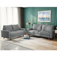 מערכת ישיבה 3+2 מודרנית דגם לרה LARA אפור בהיר