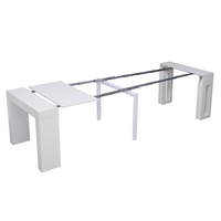 קונסולה נפתחת לפינת אוכל 3 מטר דגם הרמס Hermes לבן | מבית WOODY