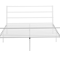 מיטה וחצי ממתכת למזרן 120×190 דגם נויה לבן