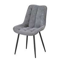 סט 4 כסאות לפינת אוכל מרופדים דגם ג’ספר JASPER אפור