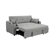 ספה דו-מושבית נפתחת למיטה זוגית דגם פצ’רטי PACERTI אפור