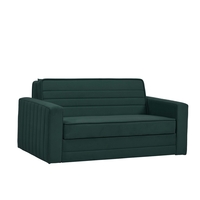 ספה דו-מושבית נפתחת למיטה זוגית עם ארגז מצעים דגם דומו DOMO ירוק