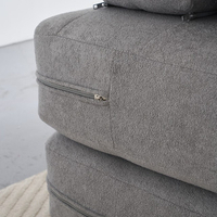 כורסא נפתחת למיטת יחיד דגם אתנה ATENA אפור בהיר