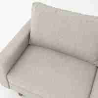 ספה תלת מושבית מעוצבת דגם לרה LARA חום בהיר (בז')