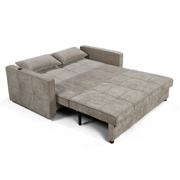 ספה נפתחת למיטה זוגית עם ארגז מצעים דגם דומוס DOMUS בז'