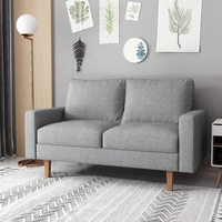 ספה דו-מושבית מעוצבת דגם לרה LARA אפור בהיר