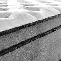 מזרן קפיצים מבודדים למיטה זוגית עם שכבת ויסקו ג'ל AMBASSADOR דגם פרו-ויסקו