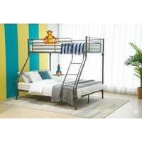 מיטת קומותיים זוגית ממתכת דגם הלסטון HALSTON