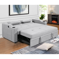 ספה דו-מושבית נפתחת למיטה זוגית דגם פצ’רטי PACERTI אפור בהיר