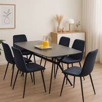 פינת אוכל מקרמיקה דגם טוסקנה 140X80 ס