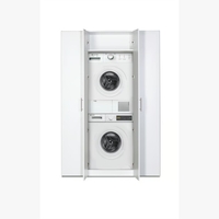 ארון שירות 4 דלתות למכונת כביסה ולמייבש דגם נדב 414 מבית יראון YIRON - תוצרת ישראל