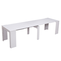 קונסולה נפתחת לפינת אוכל 3 מטר דגם זאוס Zeus לבן | מבית WOODY