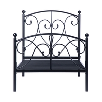 מיטת יחיד ממתכת למזרן 190×90 דגם מנילה MANILA