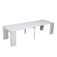 קונסולה נפתחת לפינת אוכל 3 מטר דגם הרמס Hermes לבן | מבית WOODY