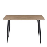 פינת אוכל קומפקטי שולחן ו4 כסאות מרופדים דגם לואיס LEWIS כסא אפור