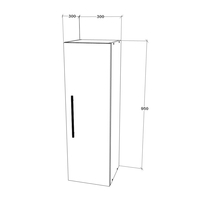 ארונית קלאפה 95/30 לתלייה לאורך או לרוחב דגם רונית RONIT אפור פחם