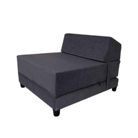 כורסא נפתחת למיטה דגם אמנון אפור כהה | תוצרת ישראל