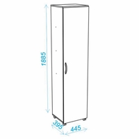 ארון שירות רב שימושי על גלגלים דגם סטן STAN