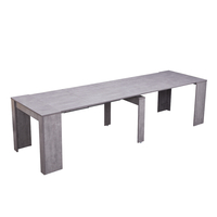 קונסולה נפתחת לפינת אוכל 3 מטר דגם זאוס Zeus אפור | מבית WOODY