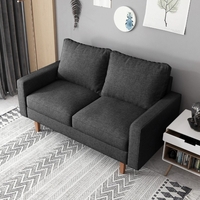 ספה דו-מושבית מעוצבת דגם לרה LARA אפור כהה