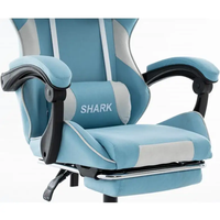 כיסא גיימינג לנוער דגם שארק Shark תכלת